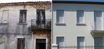 restaurazione facciata padova