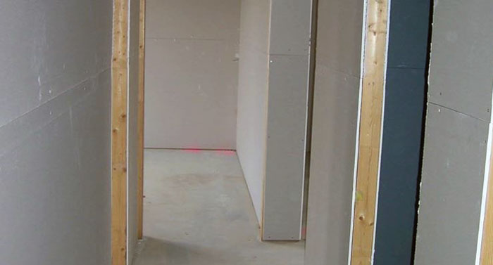 costruzione a secco contropareti in cartongesso